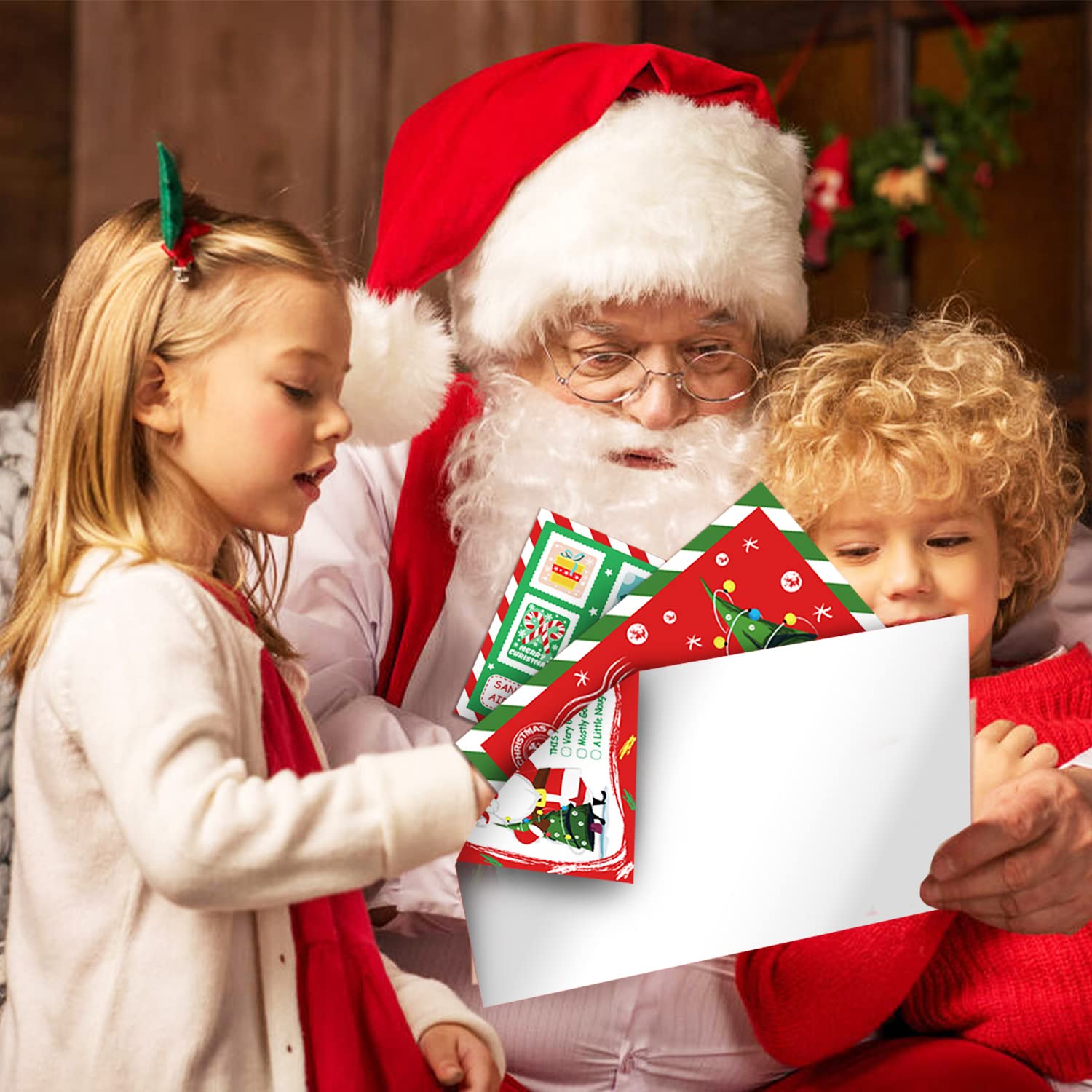 Amazon.com: DERAYEE Letter to Santa Kit, 7 Pcs Christmas Writing